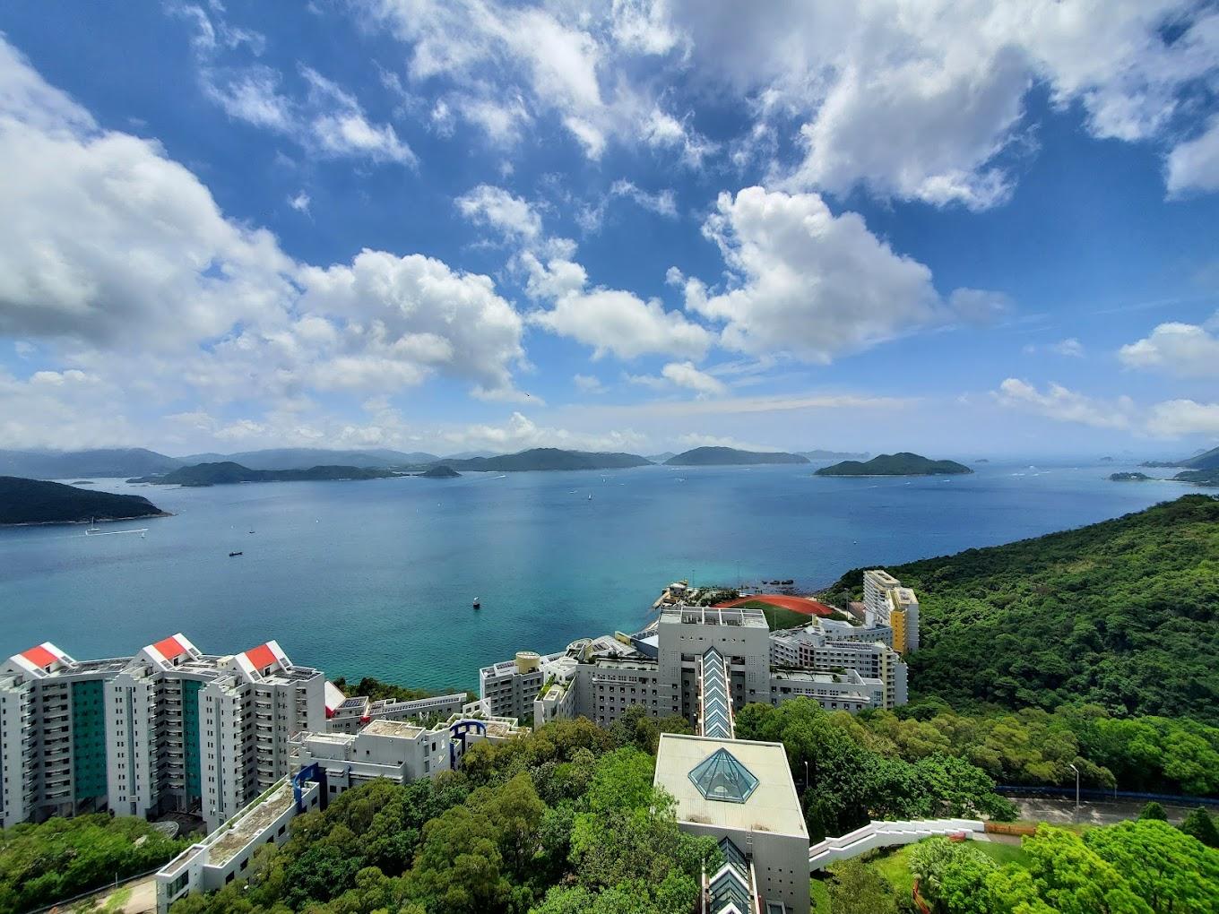 HKUST campus overlooking Clear Water Bay