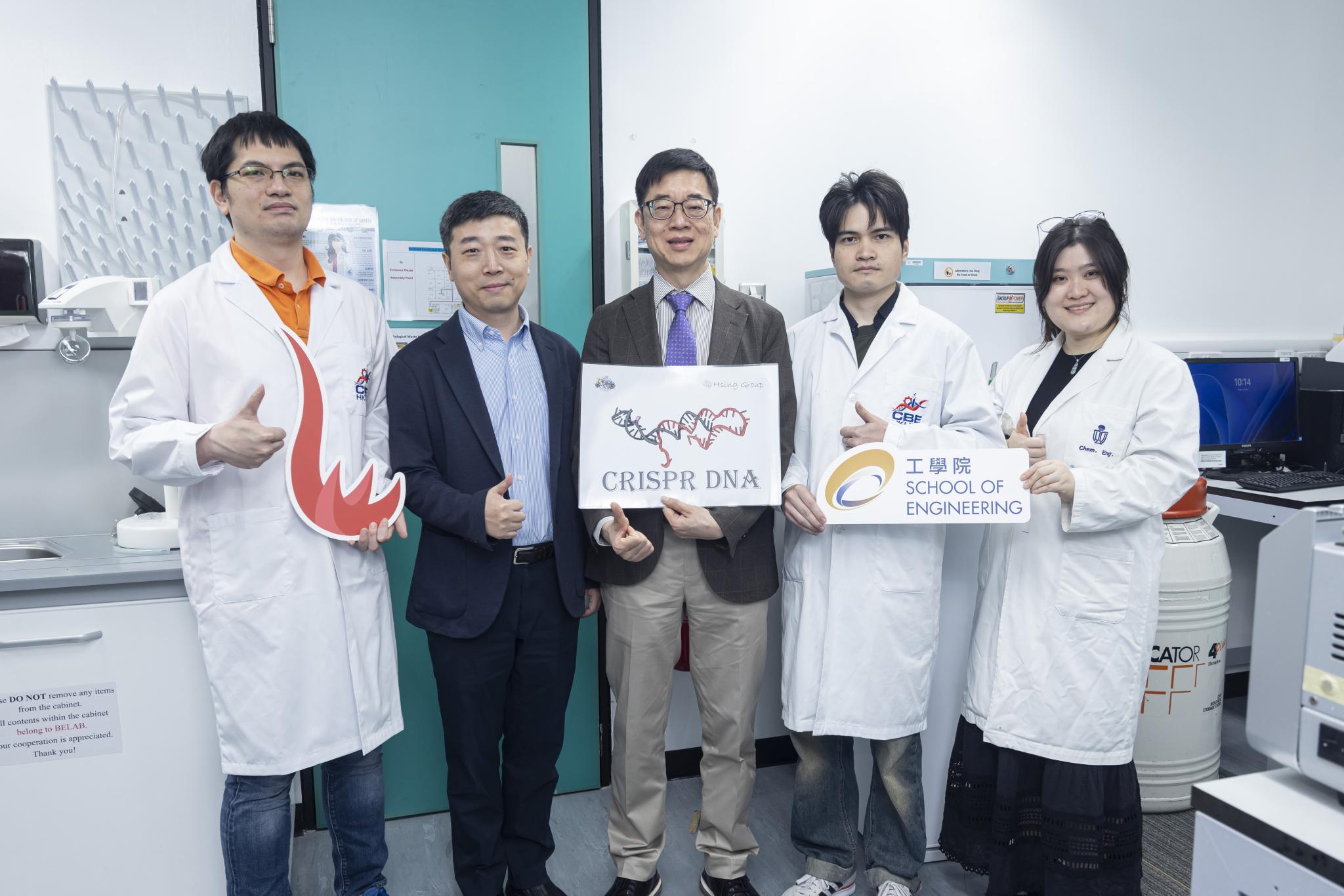 Hsing Group researchers in the laboratory